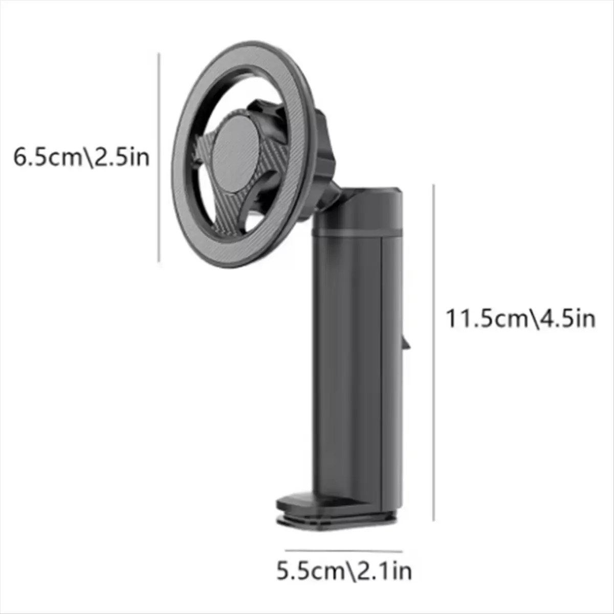 Hot Sale Magnetic Airplane Phone Holder for Car Back Seat 360° Rotation Travel Desk Phone Mount Adjustable Stand