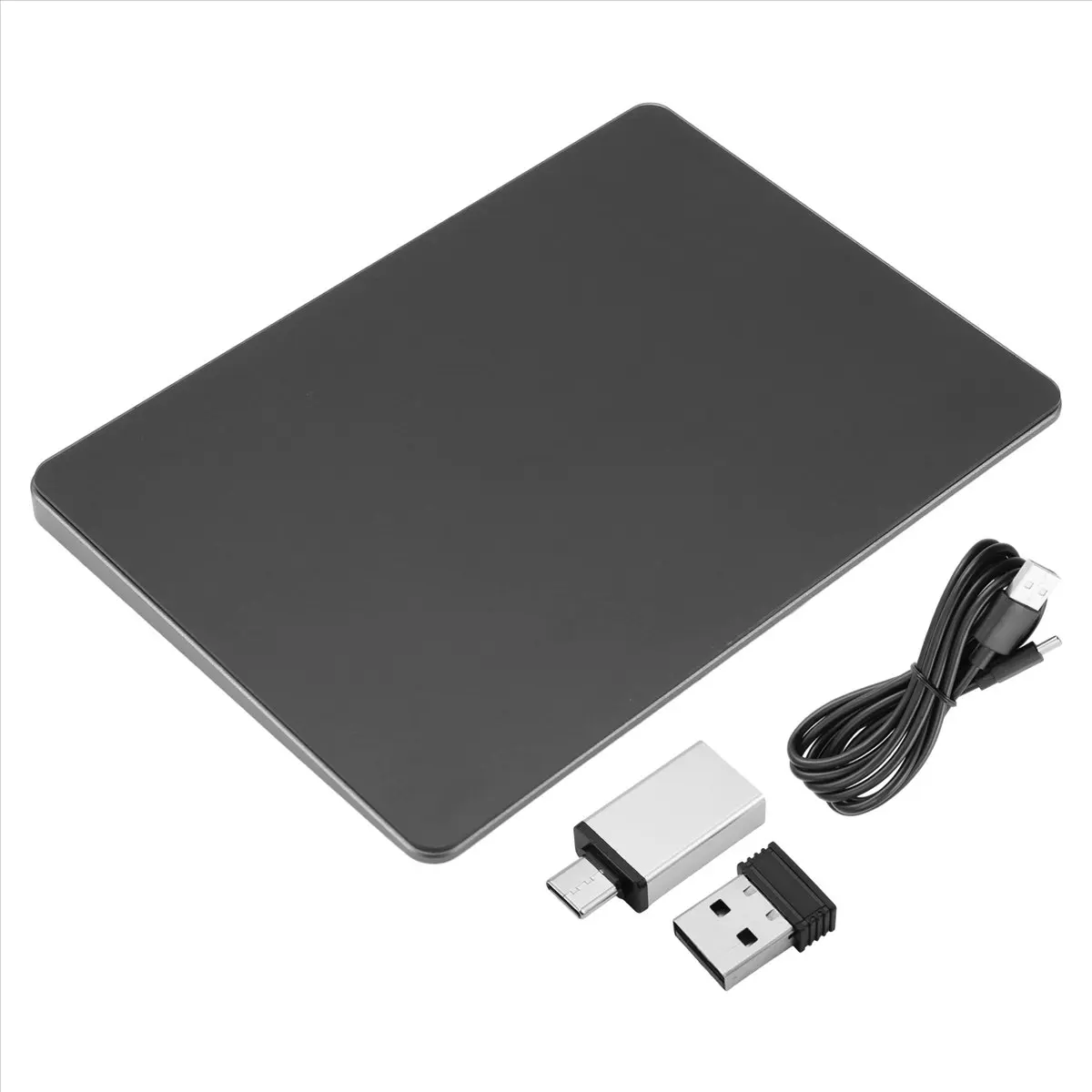 Perfect-Bluetooth Touchpad Multi-Function Gestures Trackpad Rechargeable Wireless Touchpad for Laptop IOS , Black