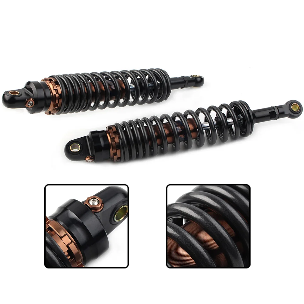 

380MM Rear Shock Absorbers For Yamaha Suzuki Honda ATV Go Kart 2Pcs Motorbike Adjustable Air Damper Suspension Replacement Parts