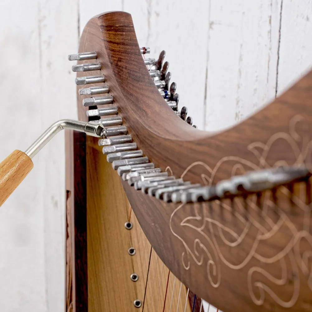 

1Set Professional Lyre Harp Accessory High Class Material Long Lasting Safe Use Tuning Tool Slack Adjuster Tools