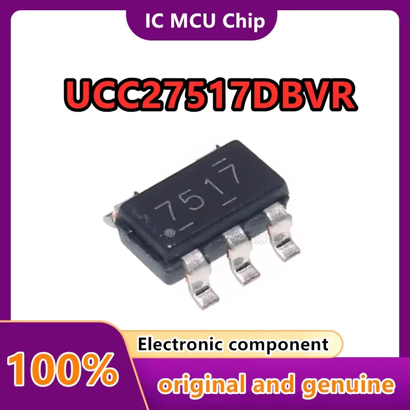 

100 шт./лот UCC27517DBVR UCC UCC27517 UCC27517DB UCC27517DBV 100% новая оригинальная микросхема SOT23-5