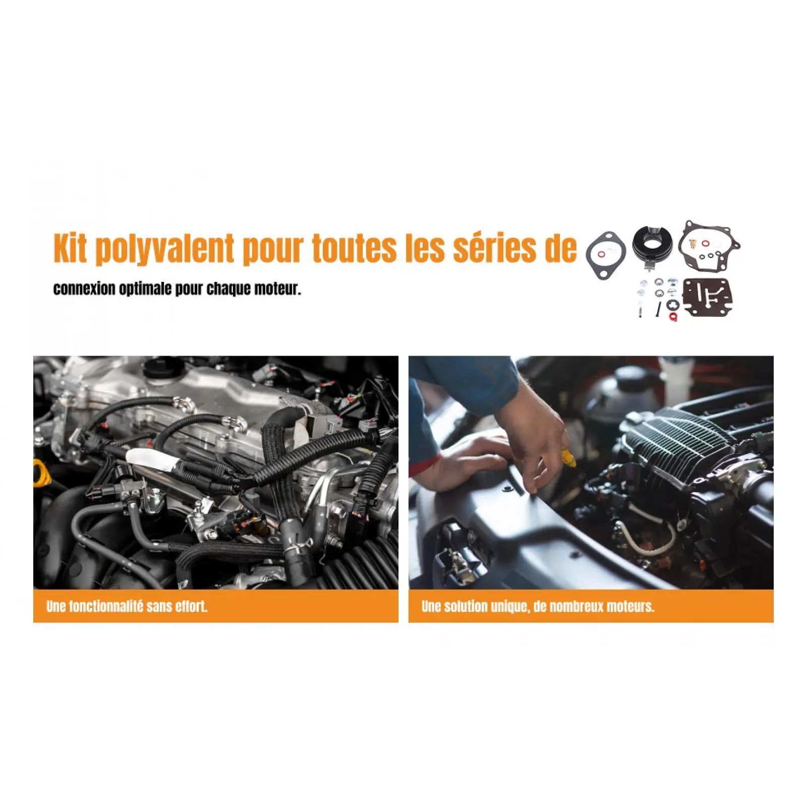 Carb Repair Kit Upgrade Aluminum Set Outboard Engine Maintenance for Johnson Evinrude 50hp Motor Parts