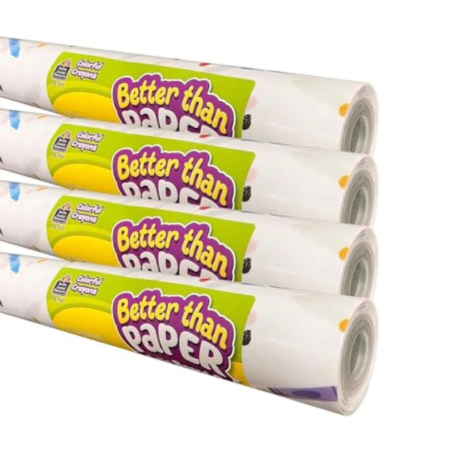 

Лучше, чем бумага: рулонные цветные мелки для доски объявлений, набор из 4 штук