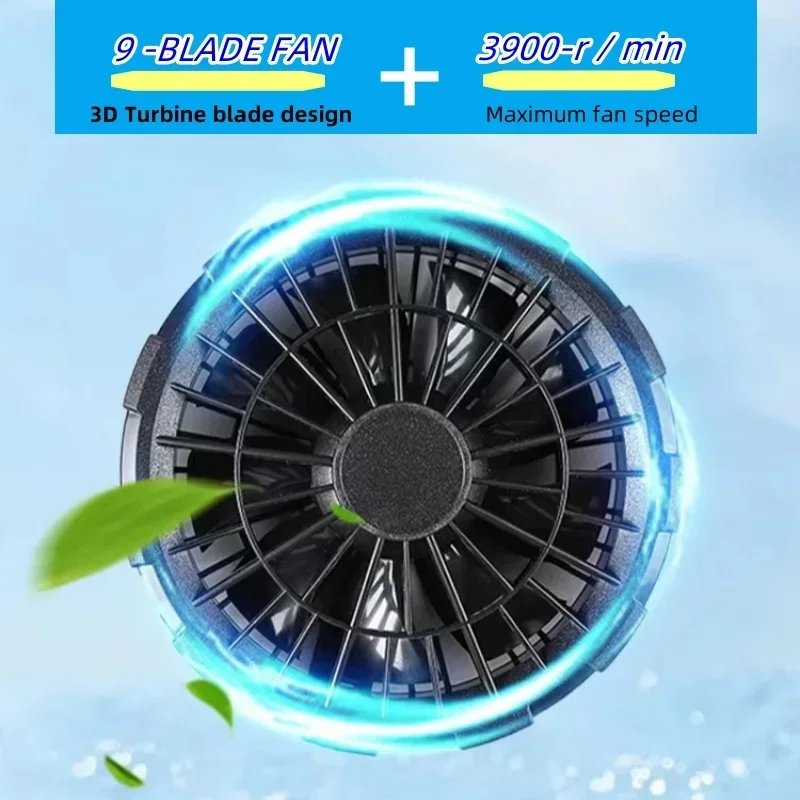 Summer Fan Vest Men's Wearable Cooling Air Conditioning Clothing Outdoor Hiking Cooling High Temperature Working Fishing Jacket