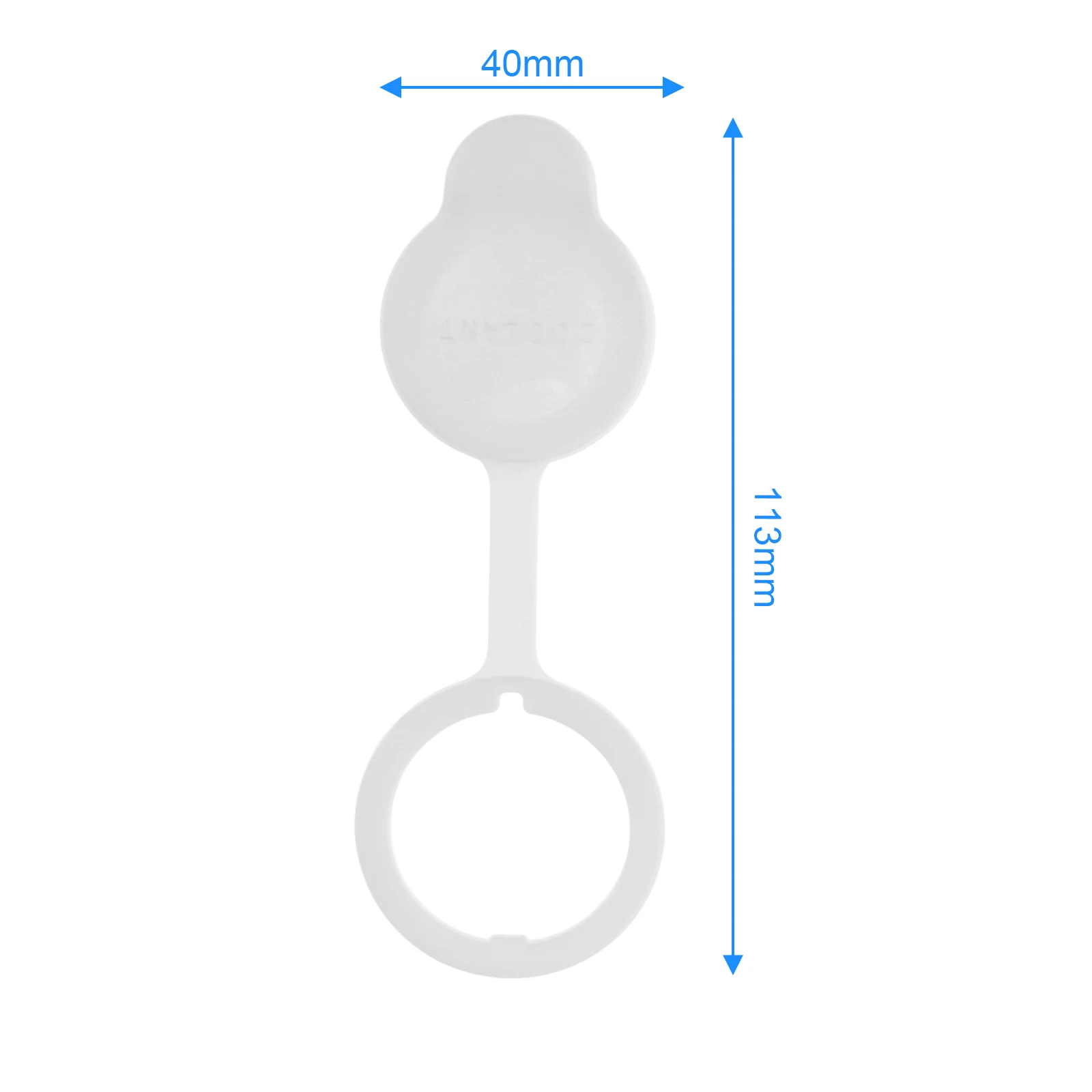 Plastic Car Coolant Radiator Condenser Overflow Reservoir Tank Cap Cover White MR597536 1375A339 for Mitsubishi Outlander Lancer