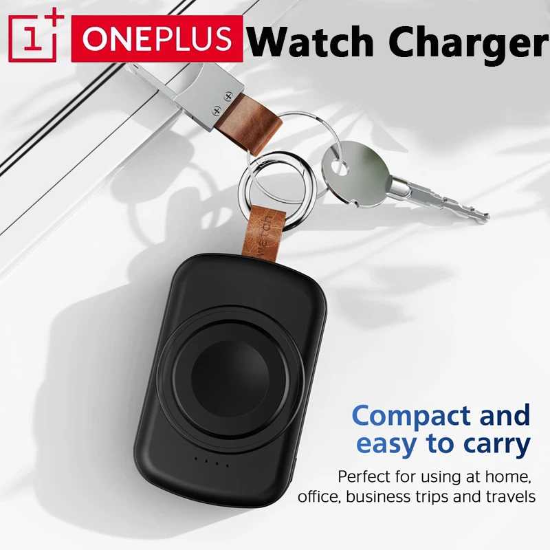OnePlus Wireless Magnetic Watch Power Bank 1800mAh Watch Charger Portable Charger for iPhone iWatch Samsung Galaxy Watch