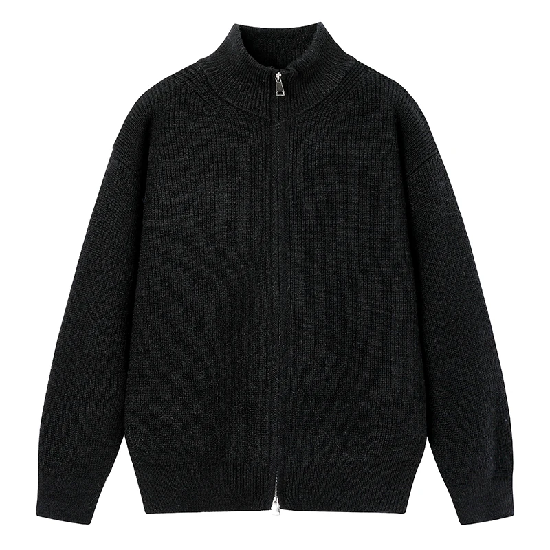 

High Quality Men's Home Casual Warm Knit Cardigan for Autumn Winter Wear Fashionable Trendy Sweater for Both Inside and Outside