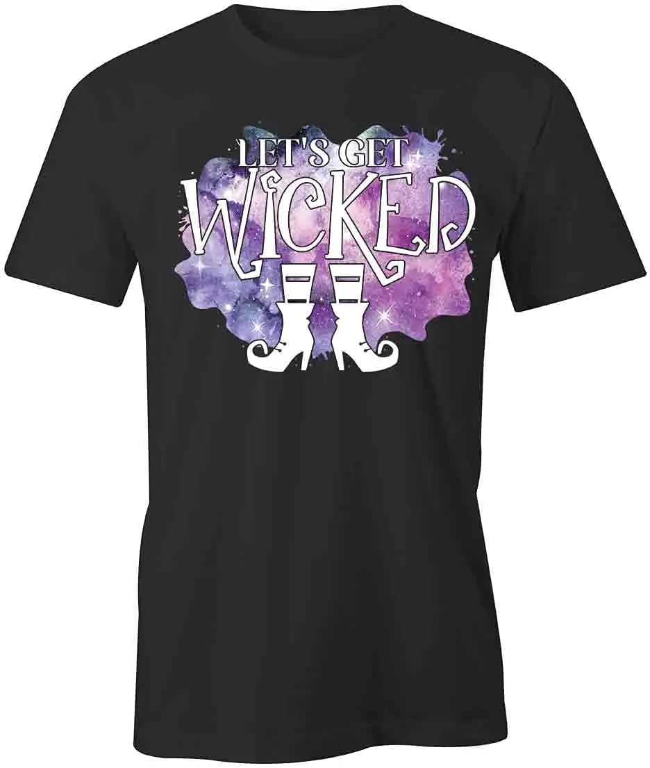 Let's Get Wicked T-Shirt | Black, Printed Tees, Graphic Tshirts