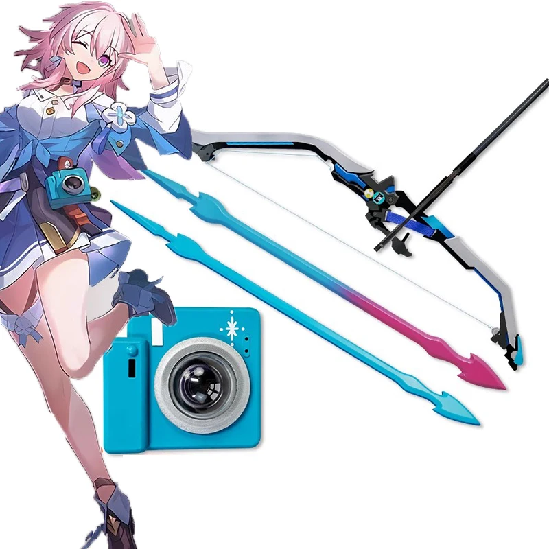 

120 см 7 марта Косплей Honkai звезда рейнкос реквизит костюм оружие лук и стрела Хэллоуин Косплей костюмы реквизит камера один размер