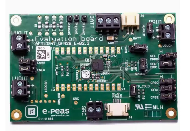 For EVK10941 AEM10941 e-peas Development panel solar acquisition IC Environmental Energy manager