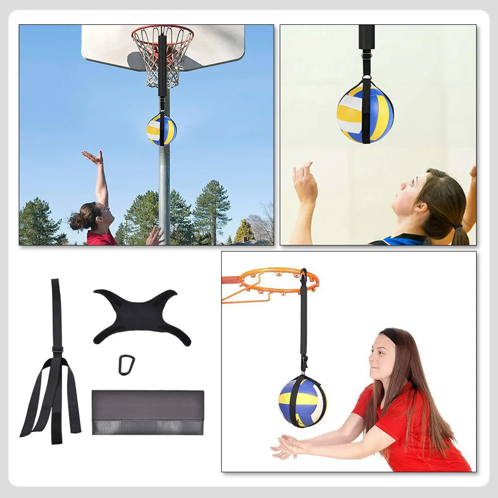 Volleyball-Trainingshilfe, verstellbare elastische Schnur, Übungswerkzeug, Indoor-Sport-Bohrausrüstung für den Mannschaftssport