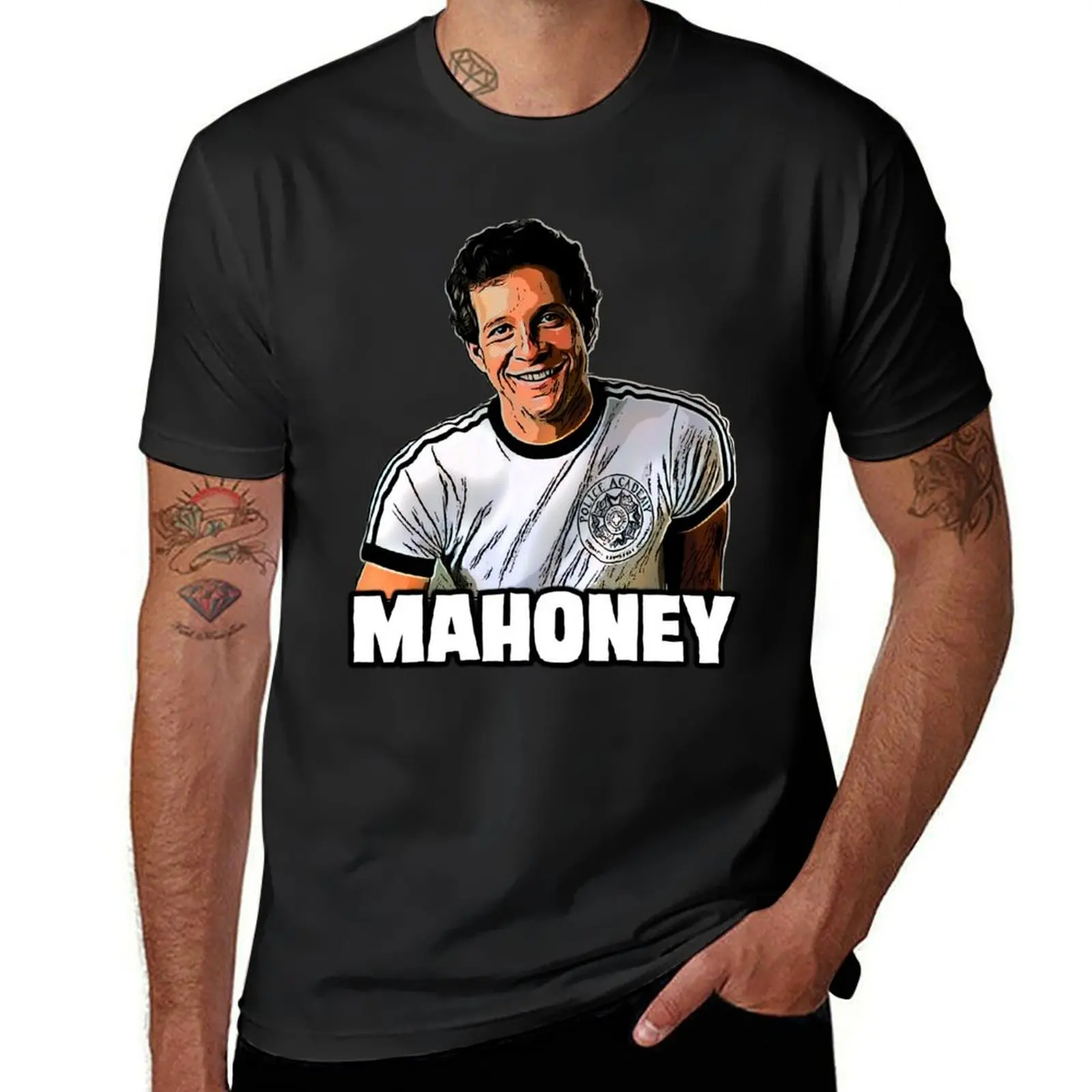 Mahoney T-Shirt for a boy blacks tops Short sleeve tee mens graphic t-shirts anime