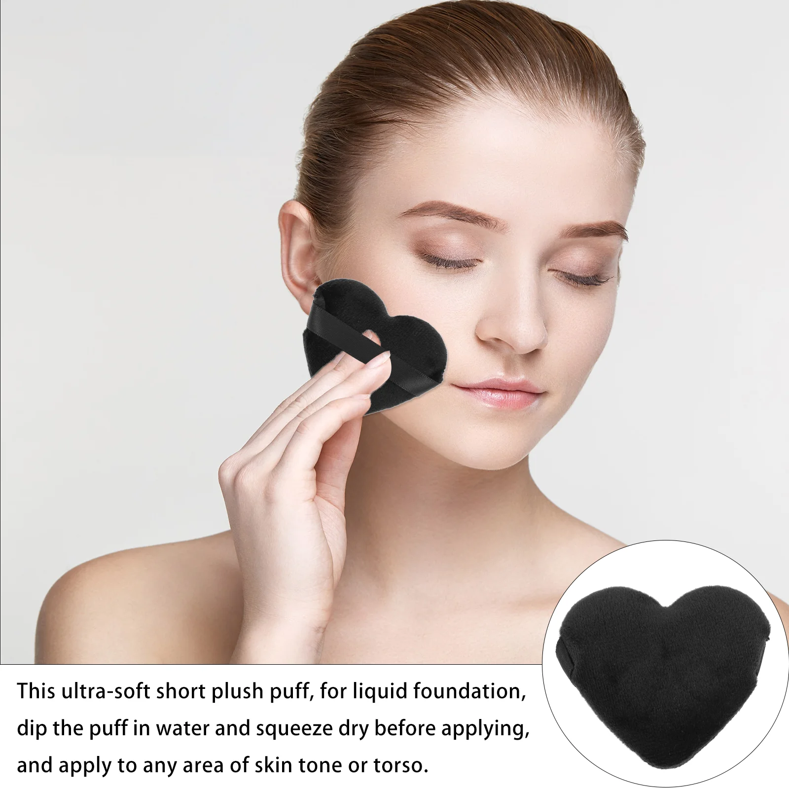 8 Pcs Powder Puff Foundation Loose Puffs Makeup Tool Dry Sponge Women Cushion