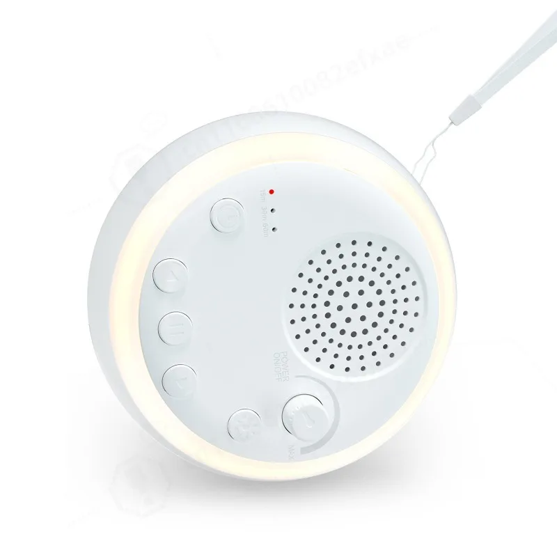 Smart White Noise Sleep Machine Baby Soother Breathing Light, Portable Infant Nursery Audio Player for Kids Adults Home Travel