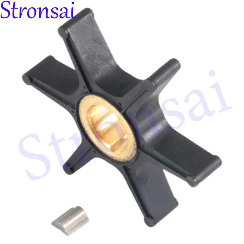 Impulsor de Bomba de Água 47-85089 47-85089-3 com Chaveta para Motores de Popa Mercury Mariner 18 20 25 30 40 45 50 HP 47-85089-10 18-3057