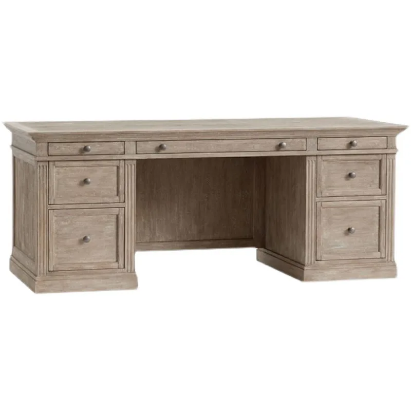 

Стол из массива дерева в стиле ретро, простой, в американском, скандинавском и французском деревенском стиле, из натурального дерева, легкий, роскошный, для письма.