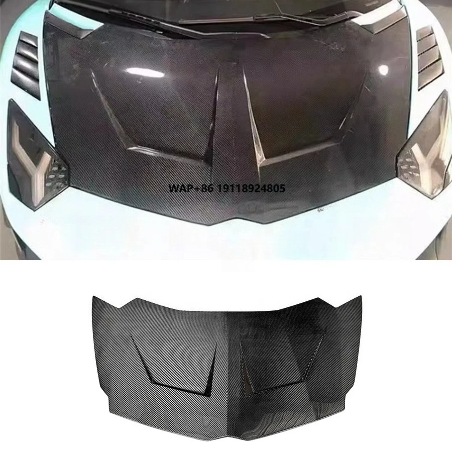 

New 1016 Type Dry Carbon Fiber Front Hood Cover for Aventador LP700 LP720 LP750 LP770 Front Engine Bonnet Cover