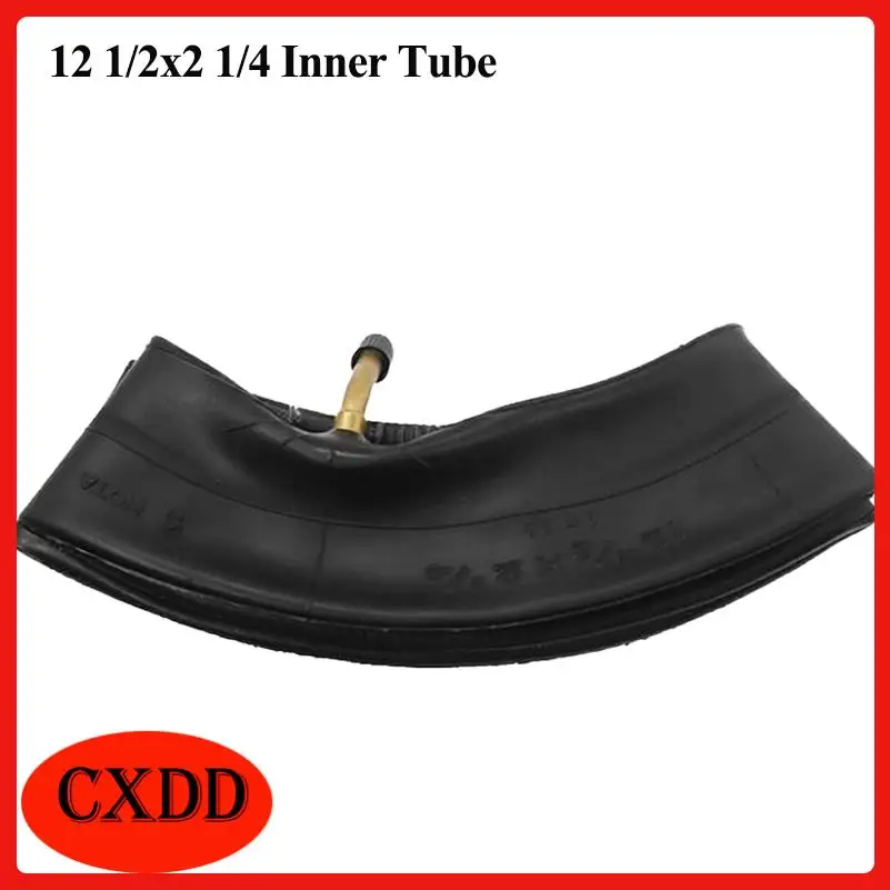 12.5 X 2.25 Camera Tube Designed for 12 Inch Electric Bicycle Tires, Reliable Tire Repair Part