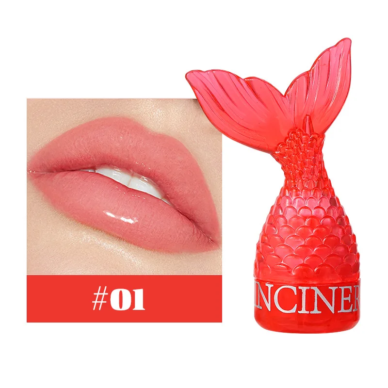 Lápiz labial que cambia de temperatura, bálsamo labial, cola de sirena bonita, hidratante de larga duración, mejora el cutis, cuidado de los labios, maquillaje para el cuidado de la piel