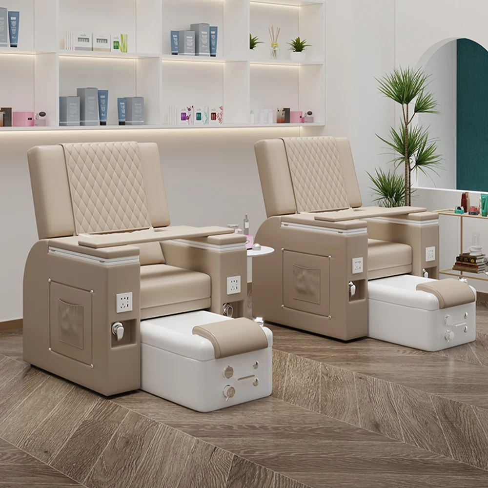 Modern Nail Salon Reclining Foot Spa Massage Pedicure Chair Luxury Pedicure Chair Massage Pedicure Chair