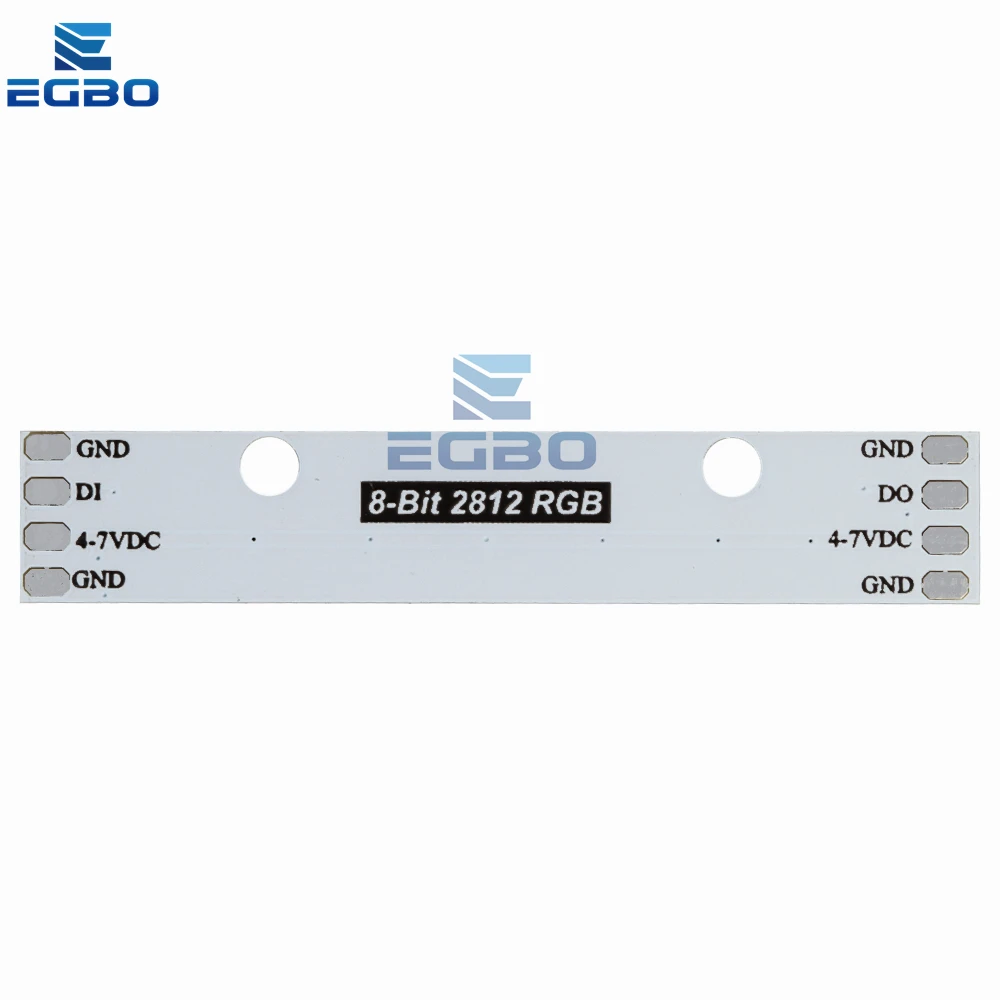 1 PCS EGBO Stick 8 canais WS2812 5050 RGB LED luzes embutidas placa de desenvolvimento acionada por cores