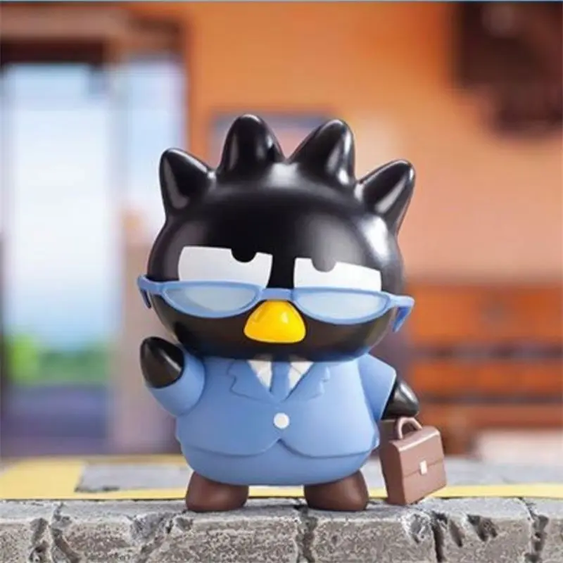Sanrio Town Residents Series กล่องตาบอดรูปโต๊ะอินเทรนด์เล่นเครื่องประดับที่สวยงาม kuromi hello kitty my melody cinnamoroll