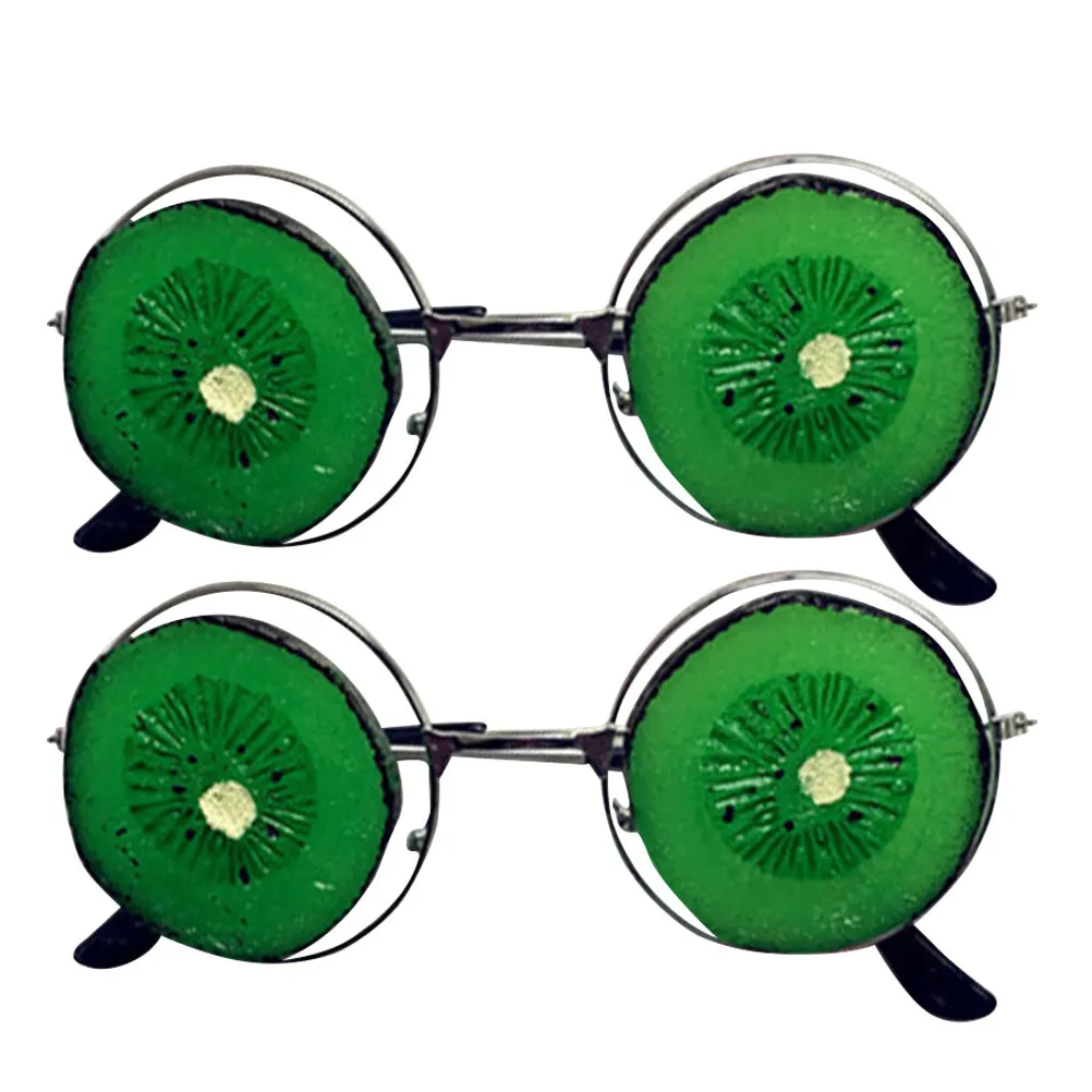 

2Pcs Creative Kiwi Fruit Glasses Hilarious Party Glasses for Men Women Teens Perfect for Pranks Festivals Light Weight Sturdy
