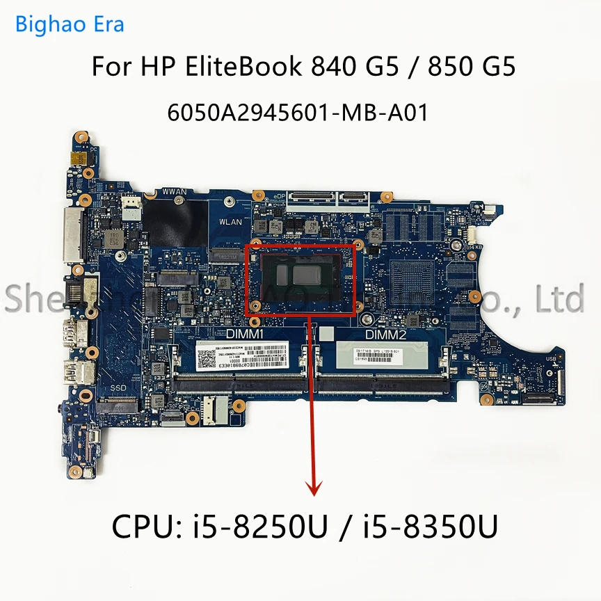 6050A2945601-MB-A01 For HP EliteBook 840 G5 850 G5 Laptop Motherboard With Intel i5/i7 CPU DDR4 L15522-601 L15523-601 L15518-601