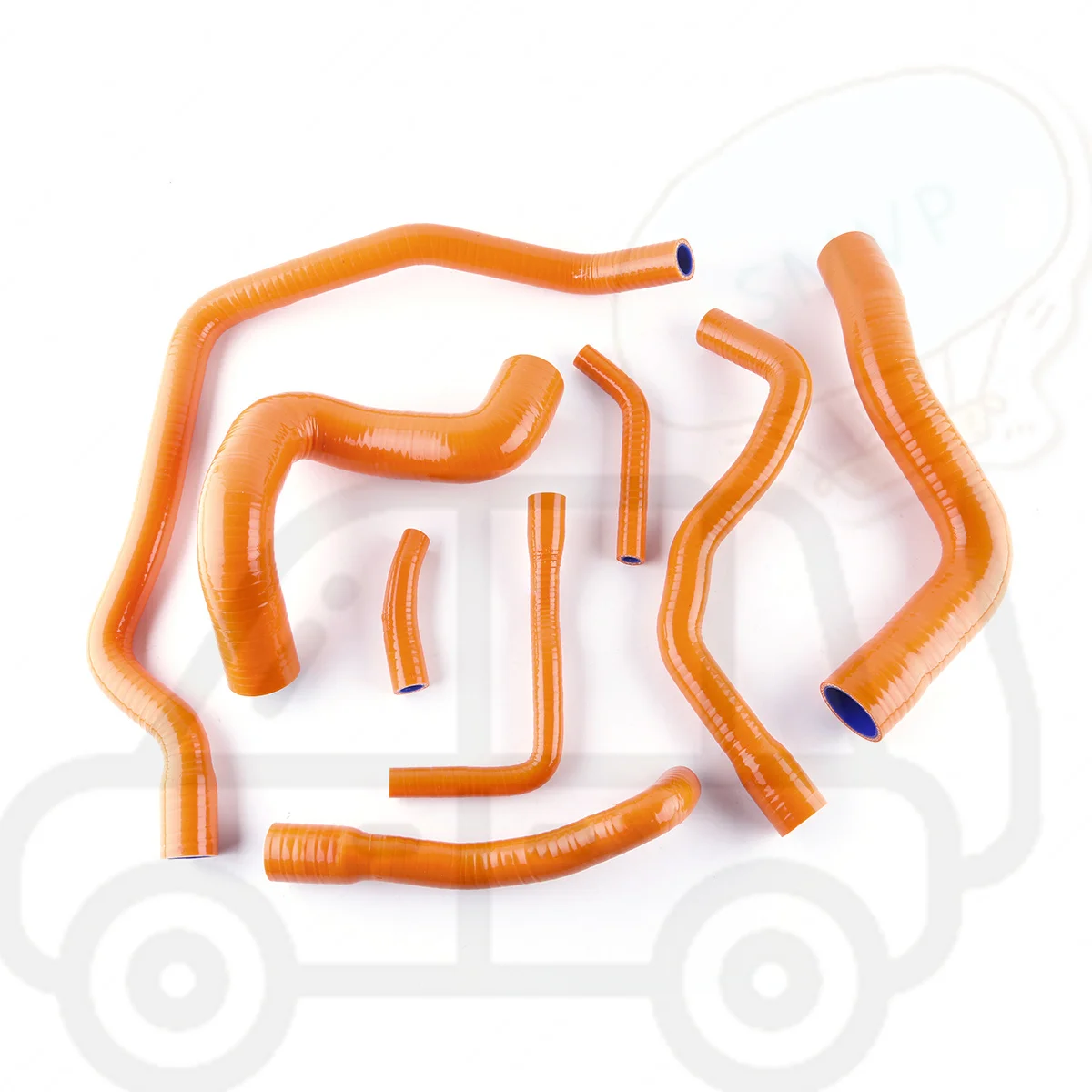 FÜR 1989-1995 BMW E34 M30 6CYC 525 528 530 Turbo Ersatz Performance Teile Silikon Kühlerschläuche Rohre Kit 8PCS 3-lagig