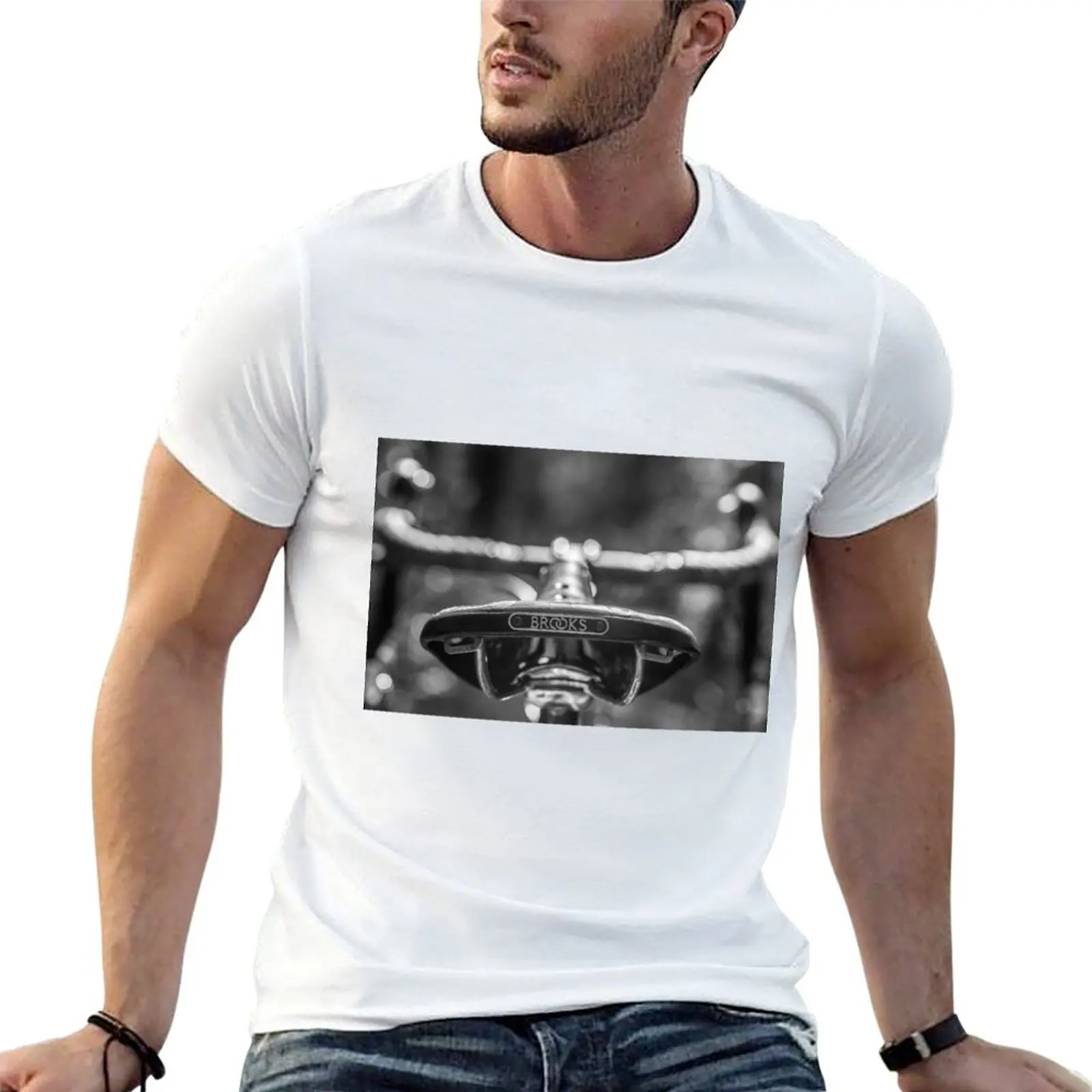

Brooks Bicycle Saddle T-Shirt t shirts for man cotton t shirt man designer T-Shirt