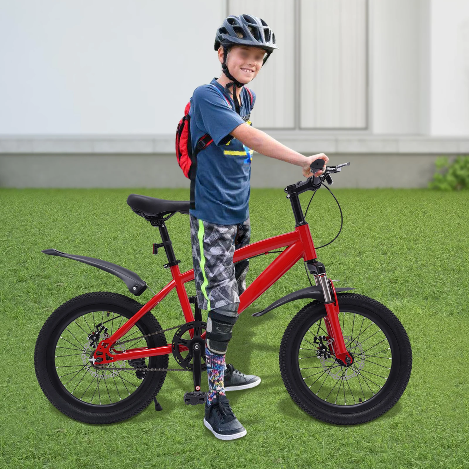 18 Inch Children's Bike Children Bicycle Youth Mountain Bike Bicycle