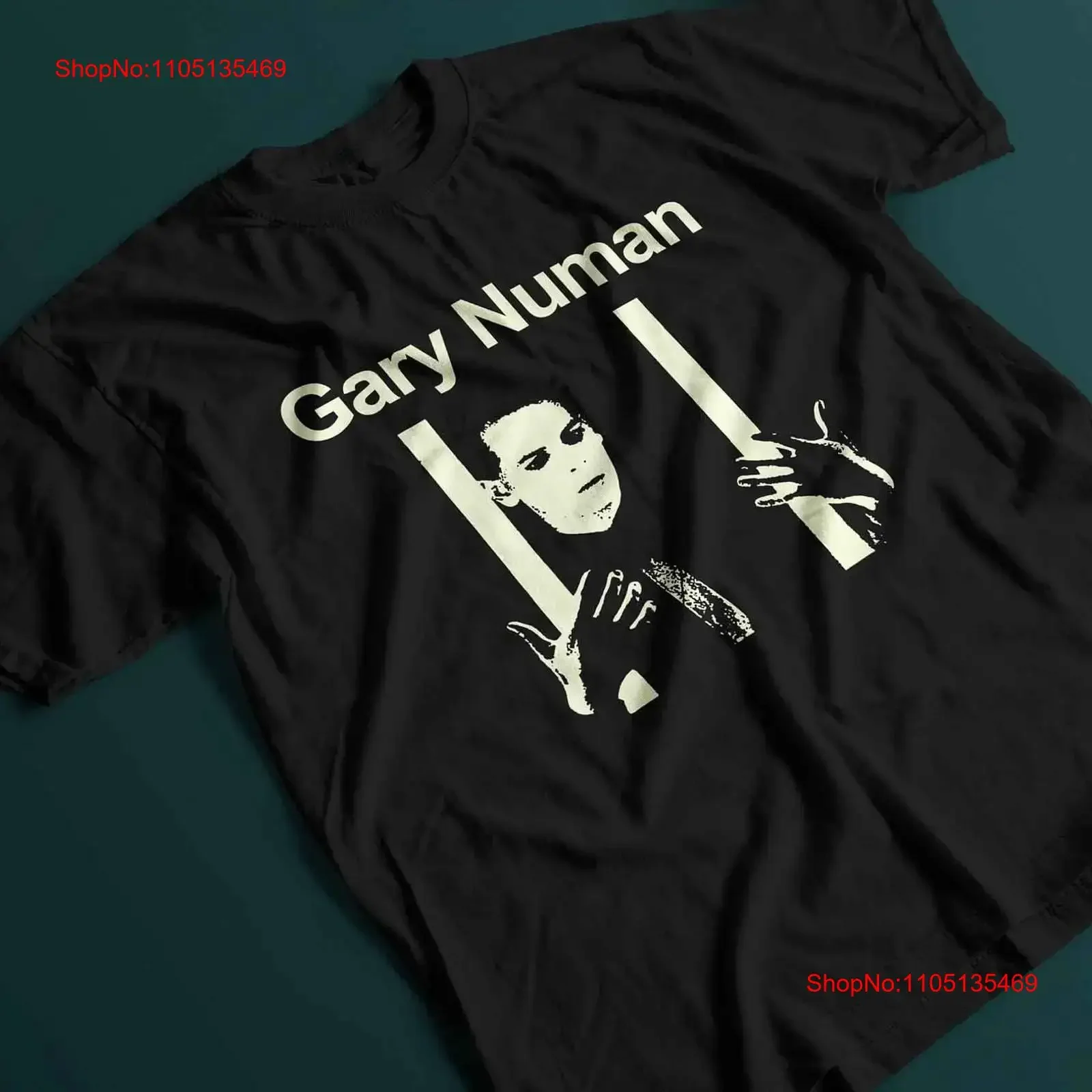 Gary Numan T shirt New Wave Dark Post Punk  vintage Washed fashion Versatile Slightly designer clothes Breathable Unisex