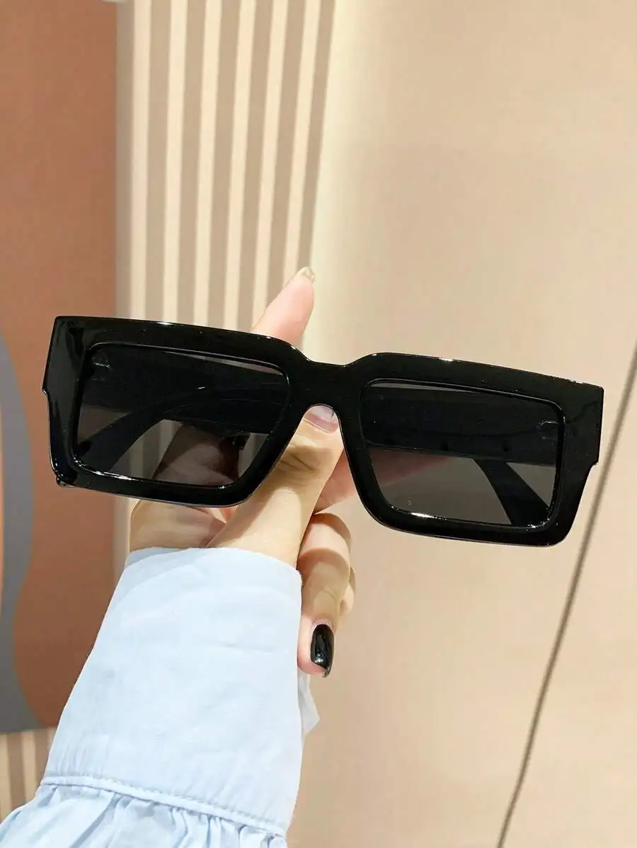 Vintage Cat-Eye Plastic Frame Fashion Eyeglasses, Unisex Design Beach Accessories For Women Glasses Shades Basics Fall Winter view 3