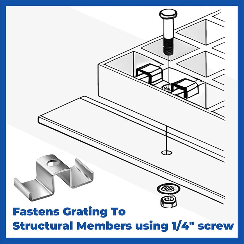 2025 Nueva fijación segura para sistemas de drenaje Clips de sillín de acero galvanizado a granel para tornillo para uso industrial