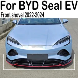 For BYD Seal EV 2022-2024 Bodykit Car Front Bumper Lip Chin Deflector Protect Guard Exterior Tuning Decoration Accessories