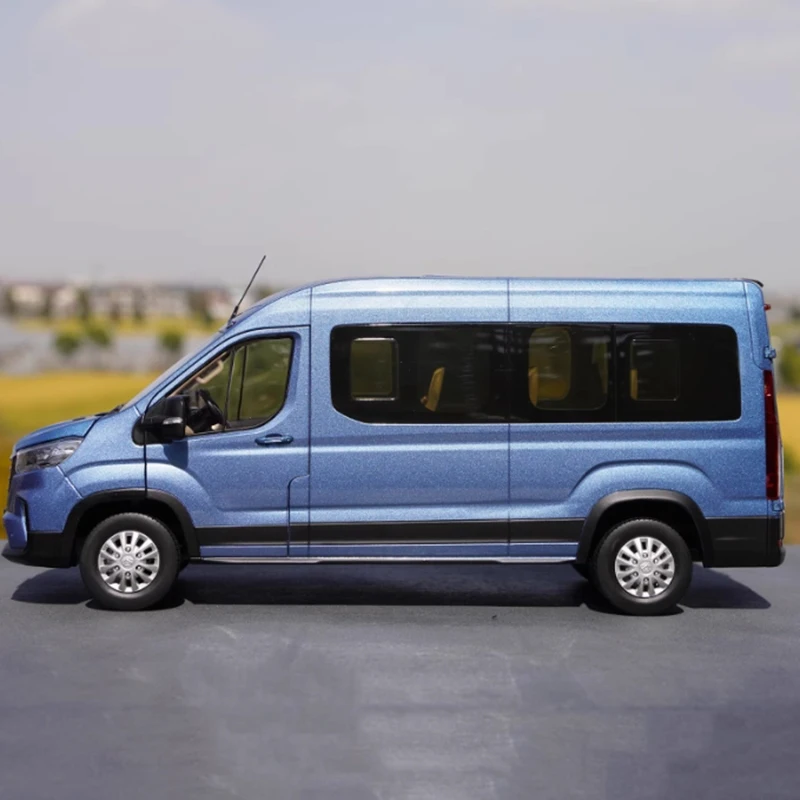 Diecast 1:18 Scale SAIC MAXUS V90 Commercial Vehicle Alloy Model Finished Simulation Collection Decoration Gift Toys Display