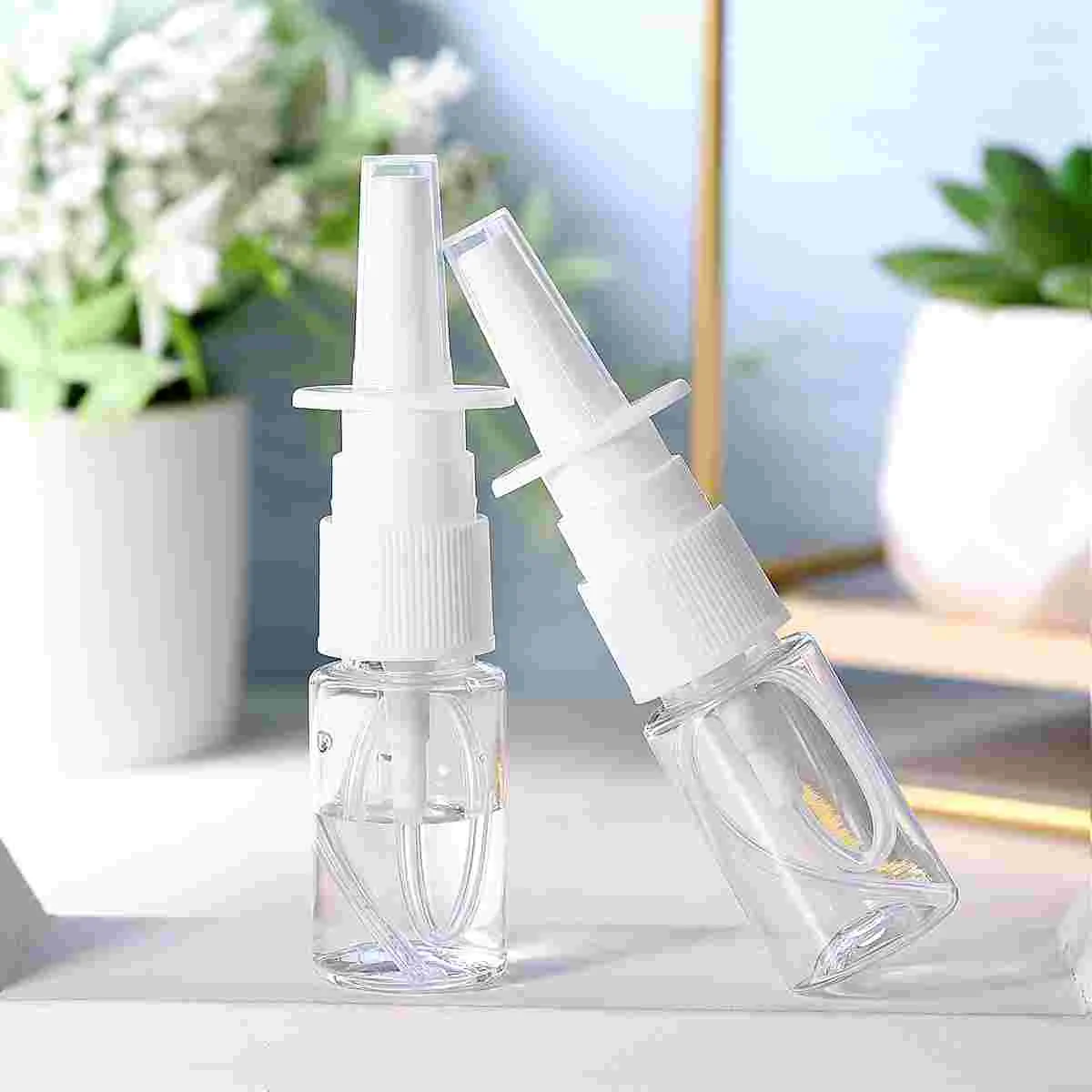 10 Pcs Portable Nasal Spray Bottle Rhinitis Sprayer Bottles Glass Moisturizing Baby