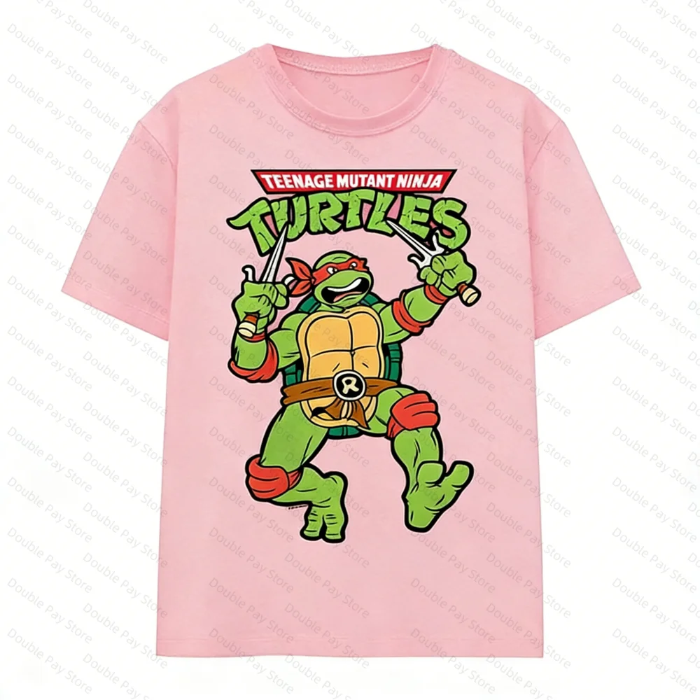 Teenage Mutant Ninja Turtles Raphael Kids T-Shirt Cartoon Graphic Short Sleeve Cotton Tee for Boys Men's Shirts Woman t-shirts view 6