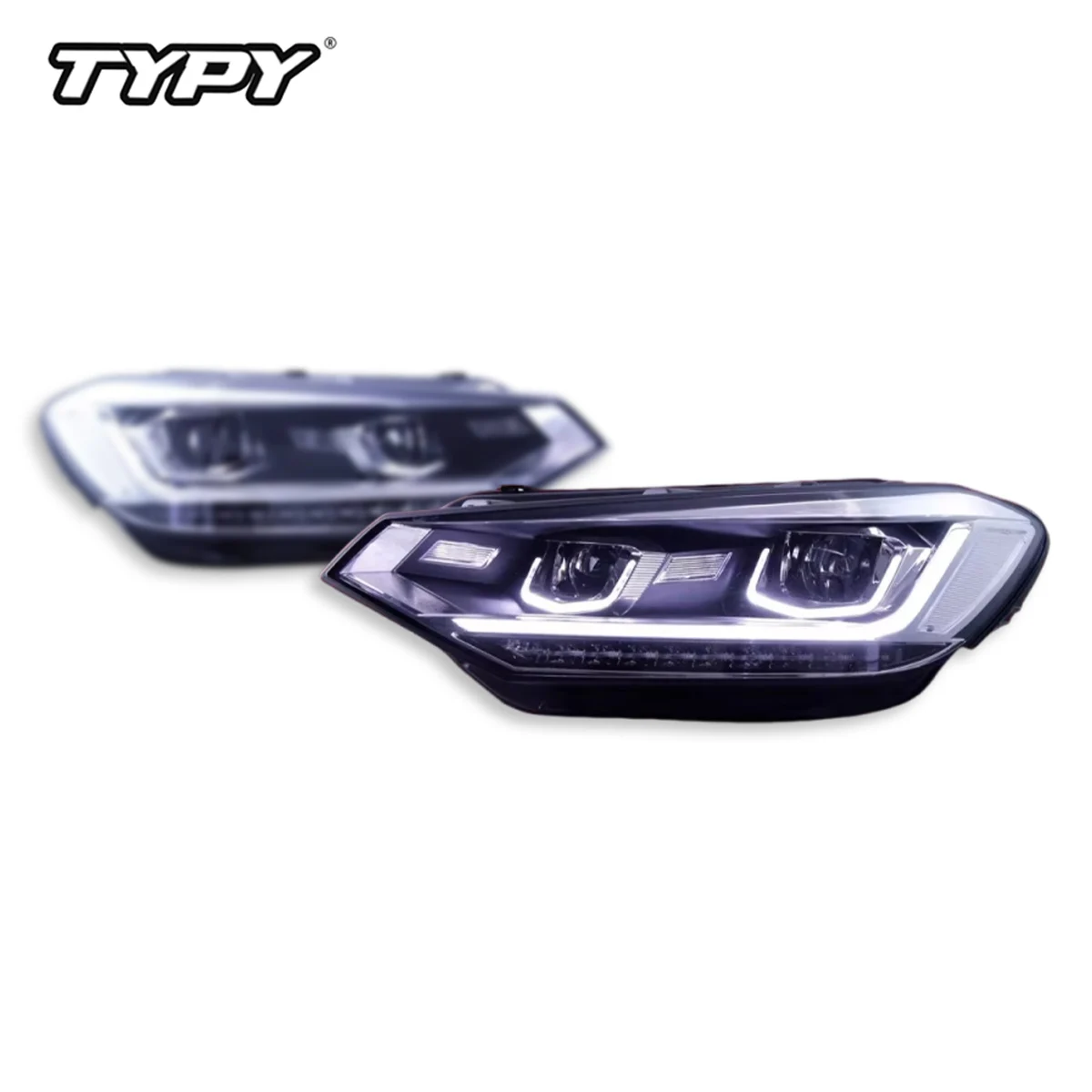 

TYPY New LED Head Lamp Upgrade Modified For VW Touran 2016-2022 Headlight Dynamic Signal Head Lamp Auto Accessories