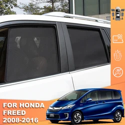 For Honda Freed GB3 GB4 2008-2016 Magnetic Car Sunshade Shield Front Windshield Curtain Rear Side Baby Window Sun Shade Visor