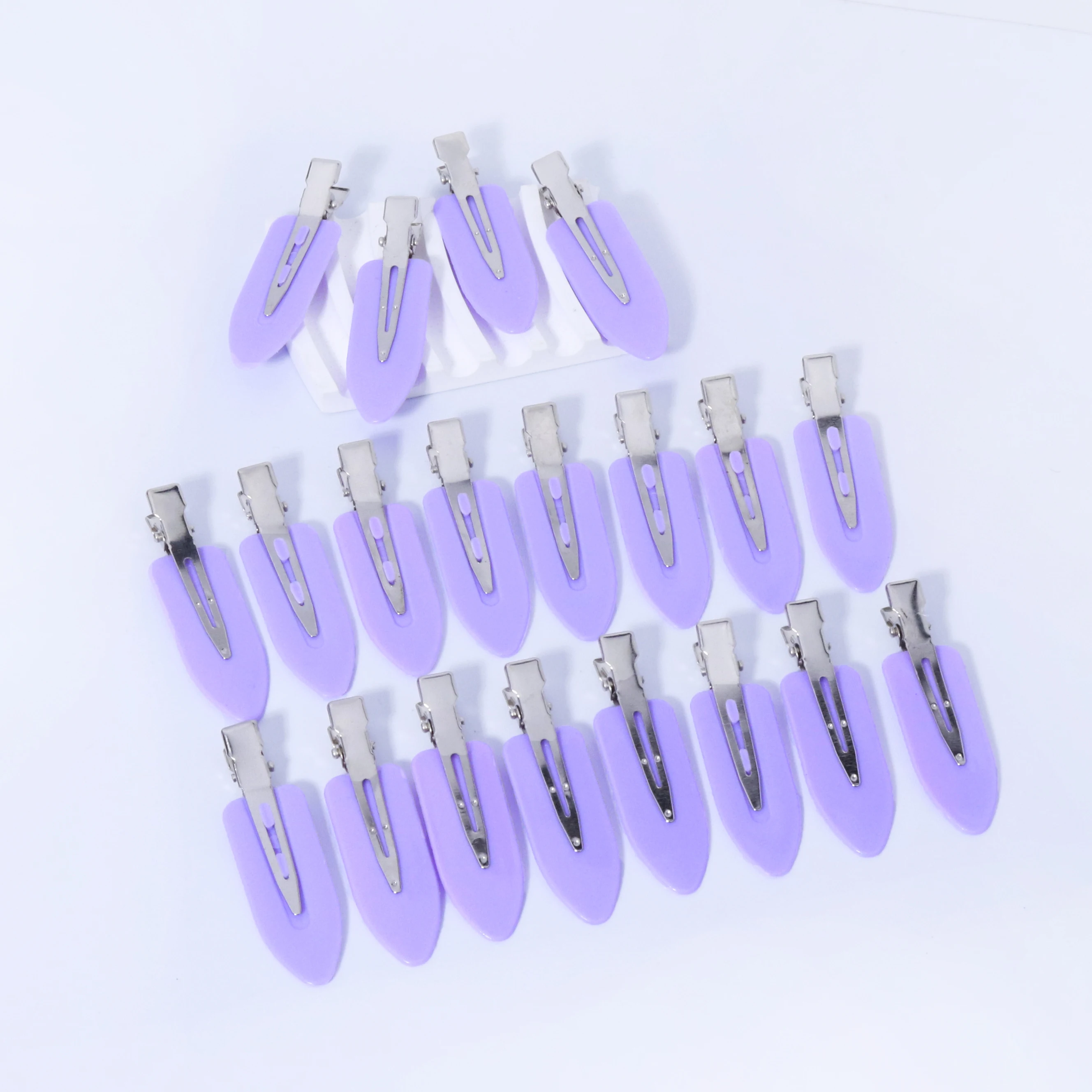 20 sztuk damskich, jednokolorowych, modnych, prostych i uroczych spinek do włosów, bez zagnieceń, odpowiednich do grzywki i bocznego użycia.