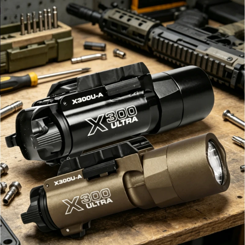 

Multifunctional Outdoor Torch 2026 Alloy X300U-A X300U X300 Ultra 500LM Strobe Flashlight Model Modification Accessory Parts