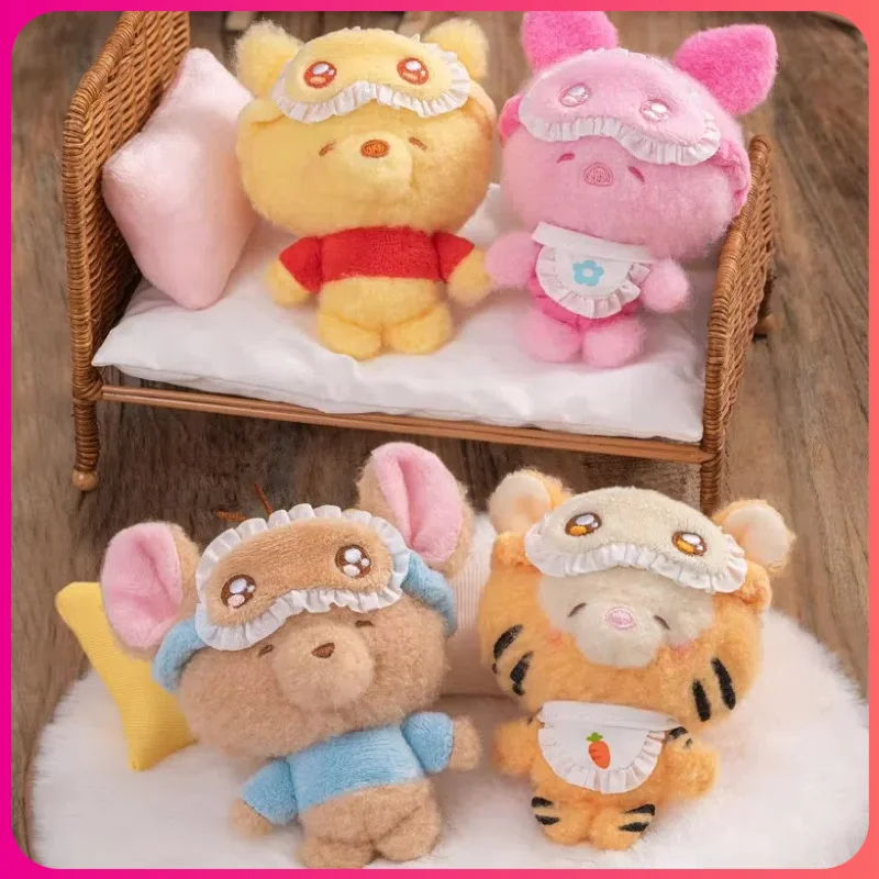 

Squinting Sleepwear Series Stitch Blind Box Nick Judy Plush Doll Backpack Pendant Decor Trendy Toy Mystery Box Children Gifts