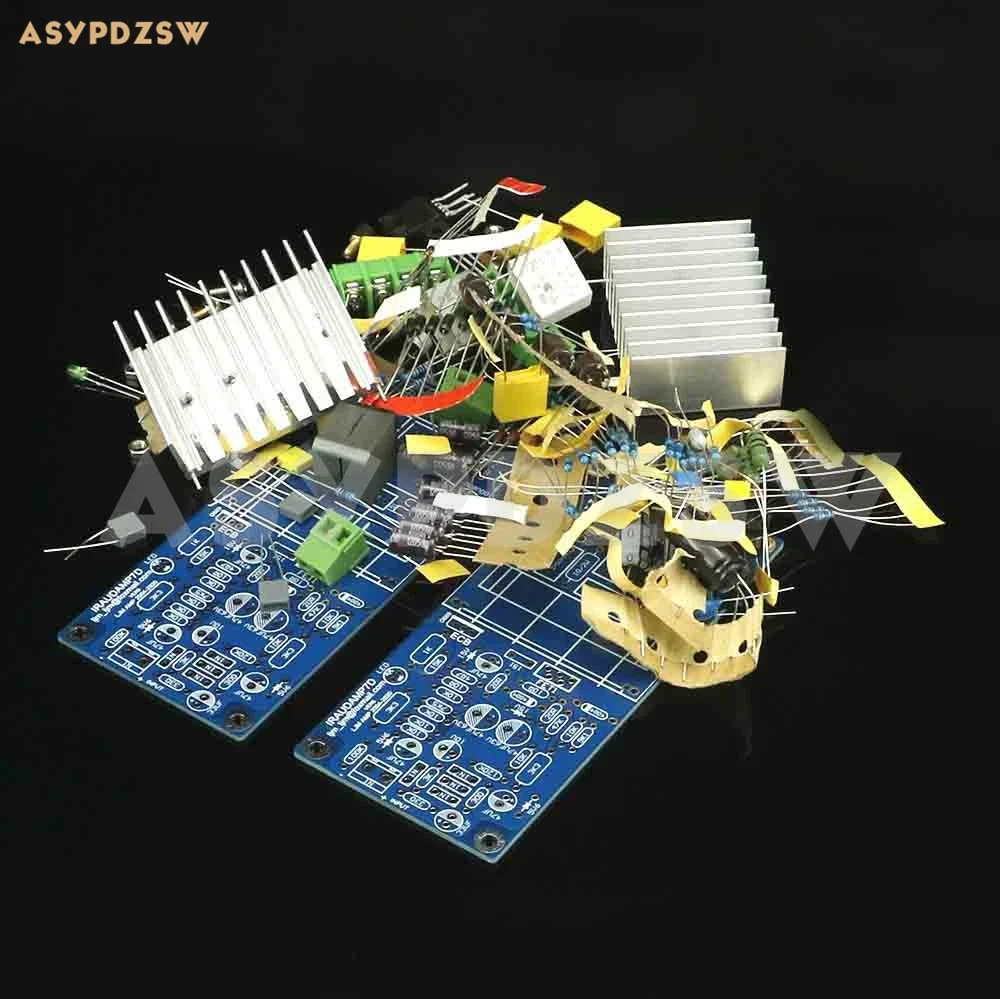 

2-канальный L15D стерео IRAUDAMP7S IRS2092 IRFI4019H цифровой усилитель мощности DIY комплект/готовая плата