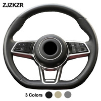 Hand Sewing Car Steering-Wheel Cover Wrap For Dongfeng DFSK Fengon Glory 500 21-23 E3 19-22  IX5 IX7 18-23 580Pro 2020 2021