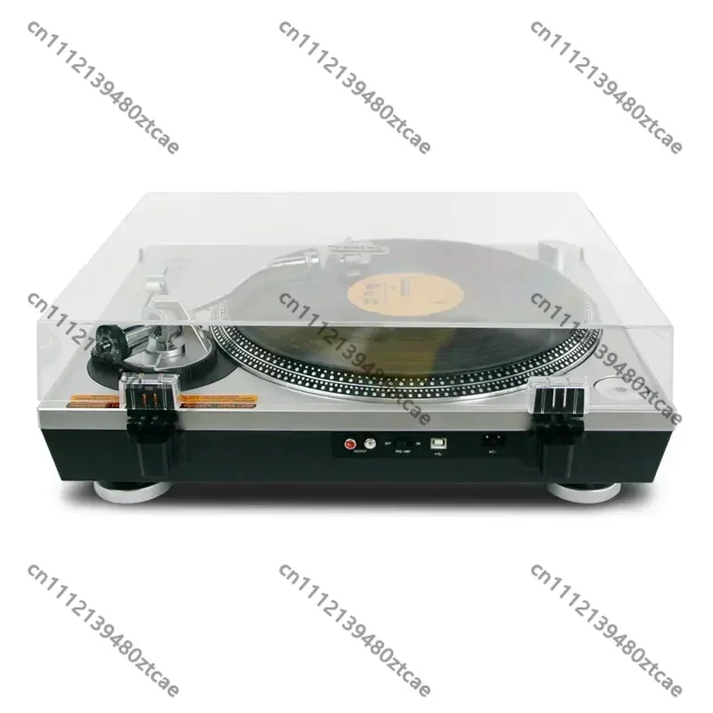 

Bluetooth Transmitter USB Recording Vinyl Turntable 33/45RPM Dual Speed Retro Phonograph Desktop Audio Record Player
