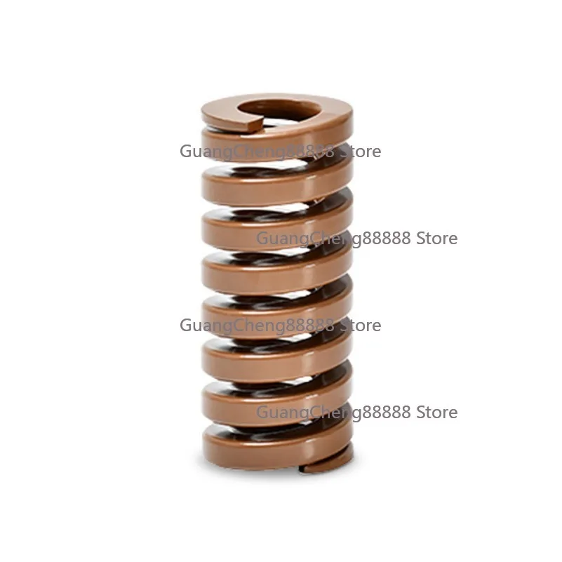 Brown brown 65mn material mold spring mold rectangular flat wire spring compression extremely heavy load