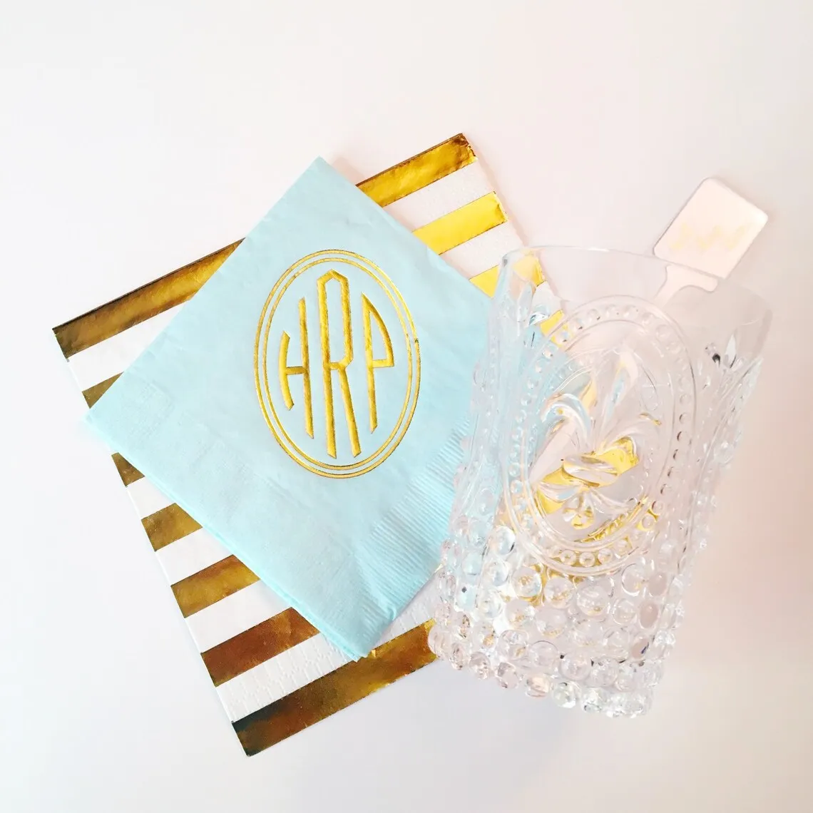 monogrammed cocktail napkins, wedding napkins, personalized napkins, wedding reception napkins, cocktail napkins