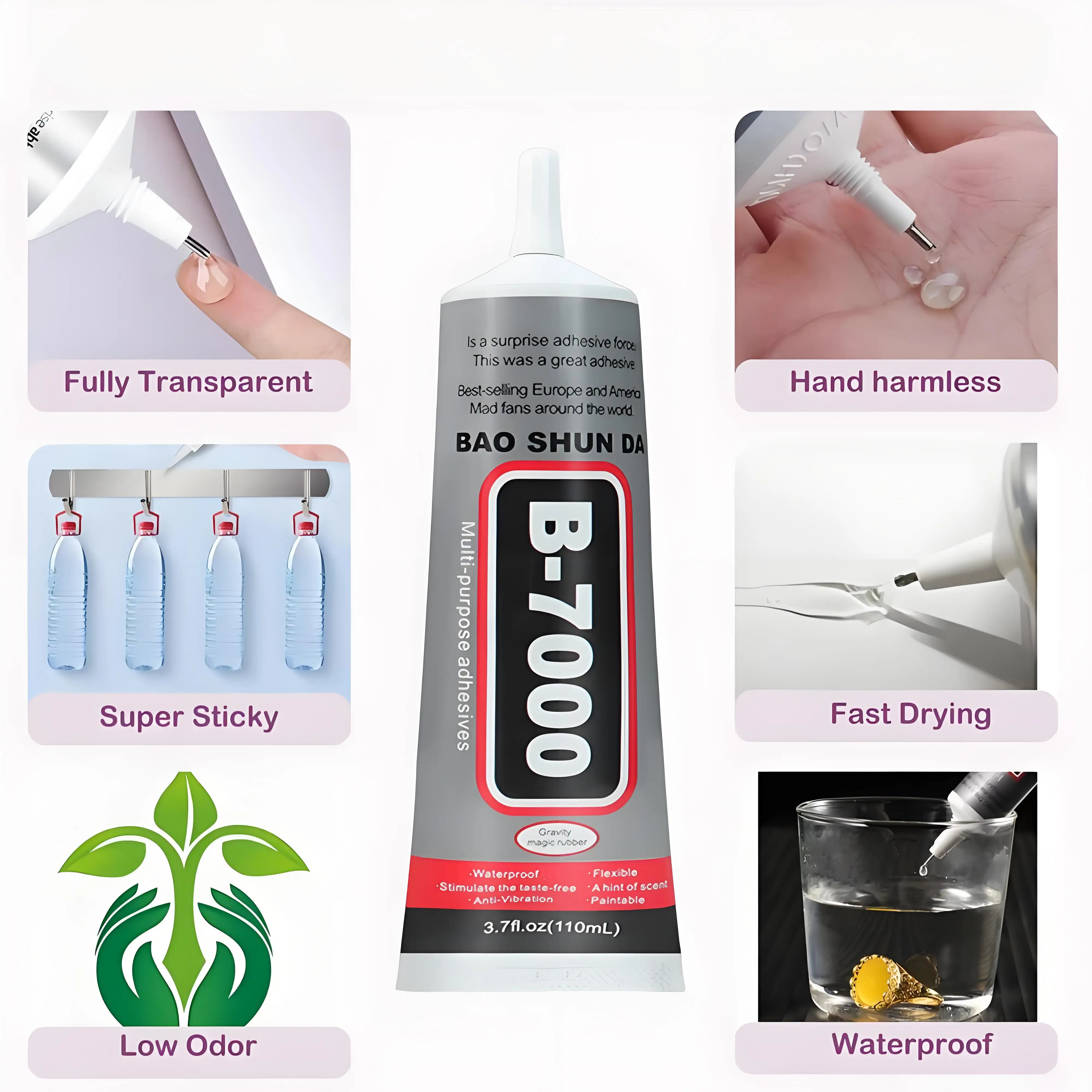 Strong B7000 All Purpose Glue Mobile Phone Screen Repair Jewelry Setting Diamond Gem Pearl Accessories Handmade DIY Special Glue