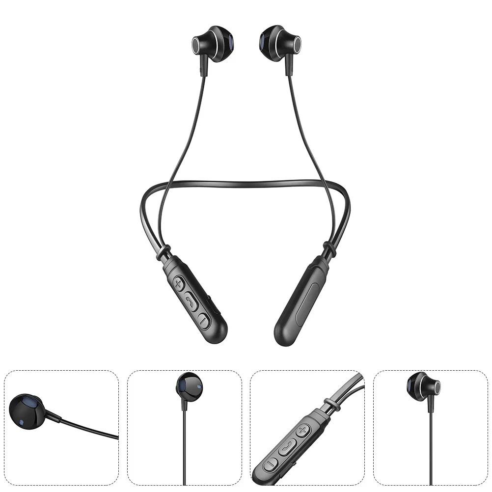 

Waterproof Wireless Earphones Neck Hanging Headset with Ergonomic Design for Office Commuting Low Latency in-Ear Earbuds Compact